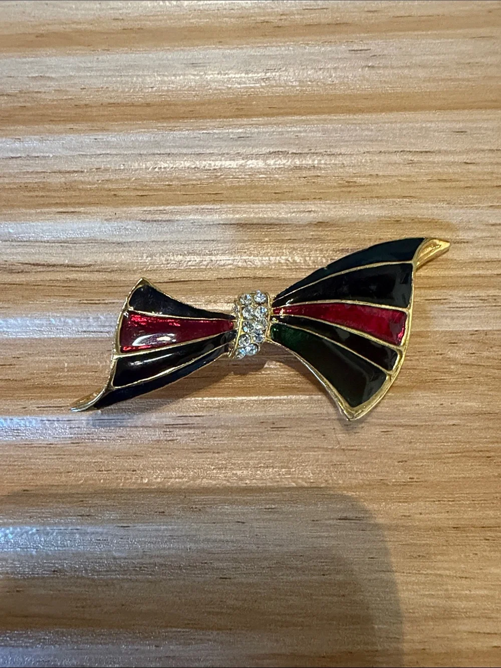 Multi Color Gold Brooch